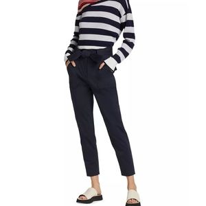 NWT Veronica Beard Mahary Belted High-Wasted Pants
